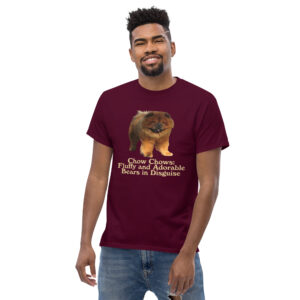 Zoo Media Chow Chow(Fluffy and Adorable Bears in Disguise)/Front Design Men's classic tee