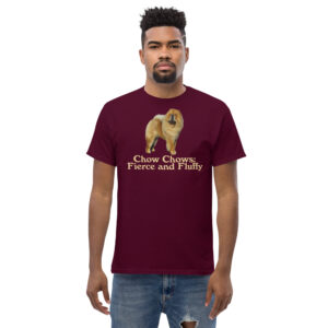 Zoo Media Chow Chow(Chow Chows: Fierce and Fluffy)/Front Design Men's classic tee