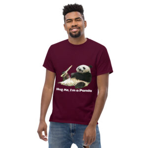 Zoo Media Panda(Hug Me, I'm a Panda/Front Design) Men's classic tee